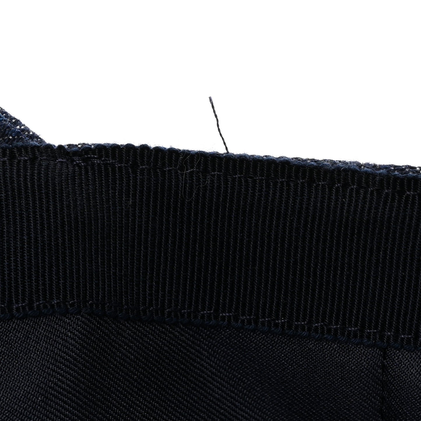 Cotton Denim Embroidered Davis Emile Hat 58 Indigo
