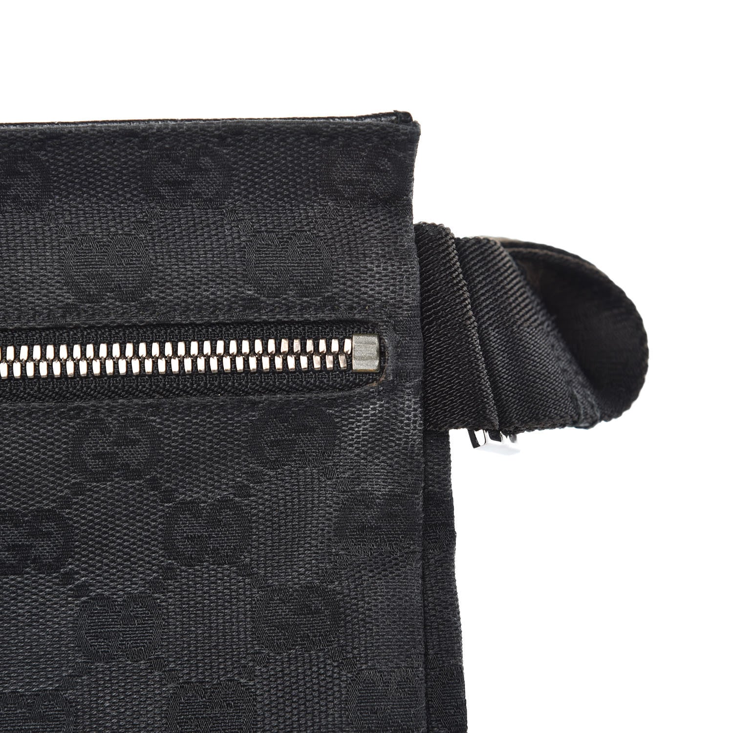 Gucci GG Monogram Double Pocket Belt Bag Black 8 of 12