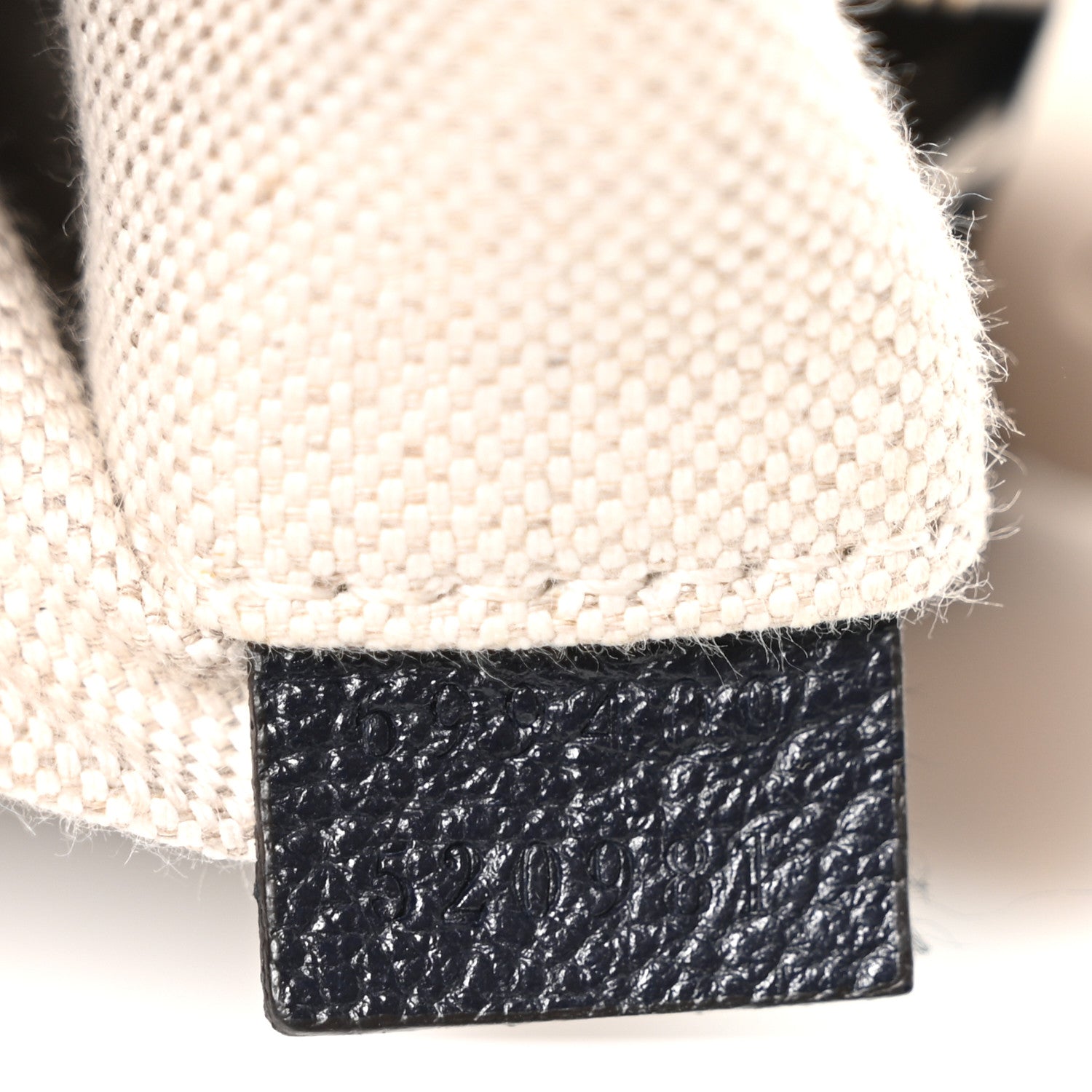 Gucci GG Supreme Monogram Textured Calfskin Web Small Attache Shoulder Bag Beige Blue 7 of 10