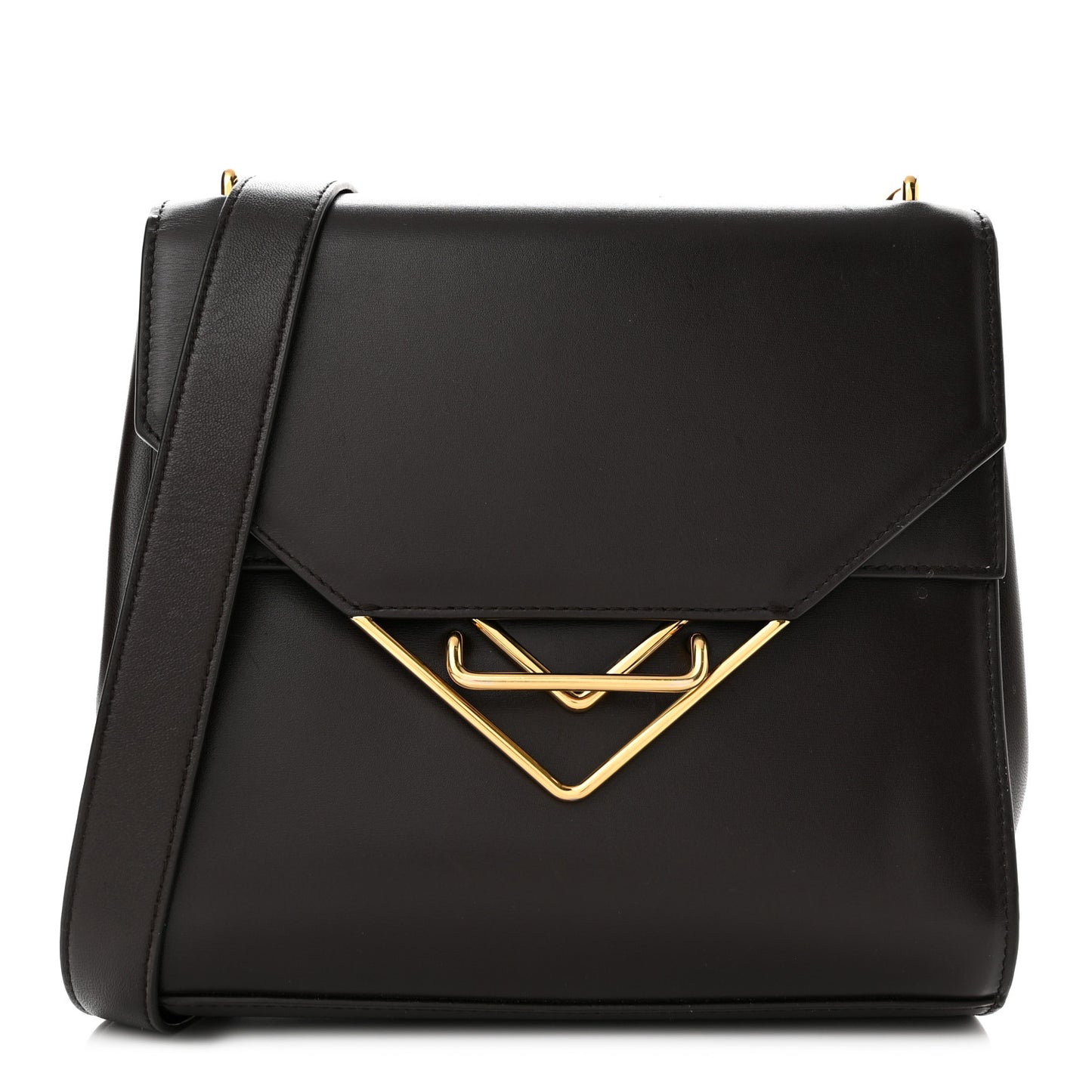 Box Calfskin Nappa Clip Bag Fondant