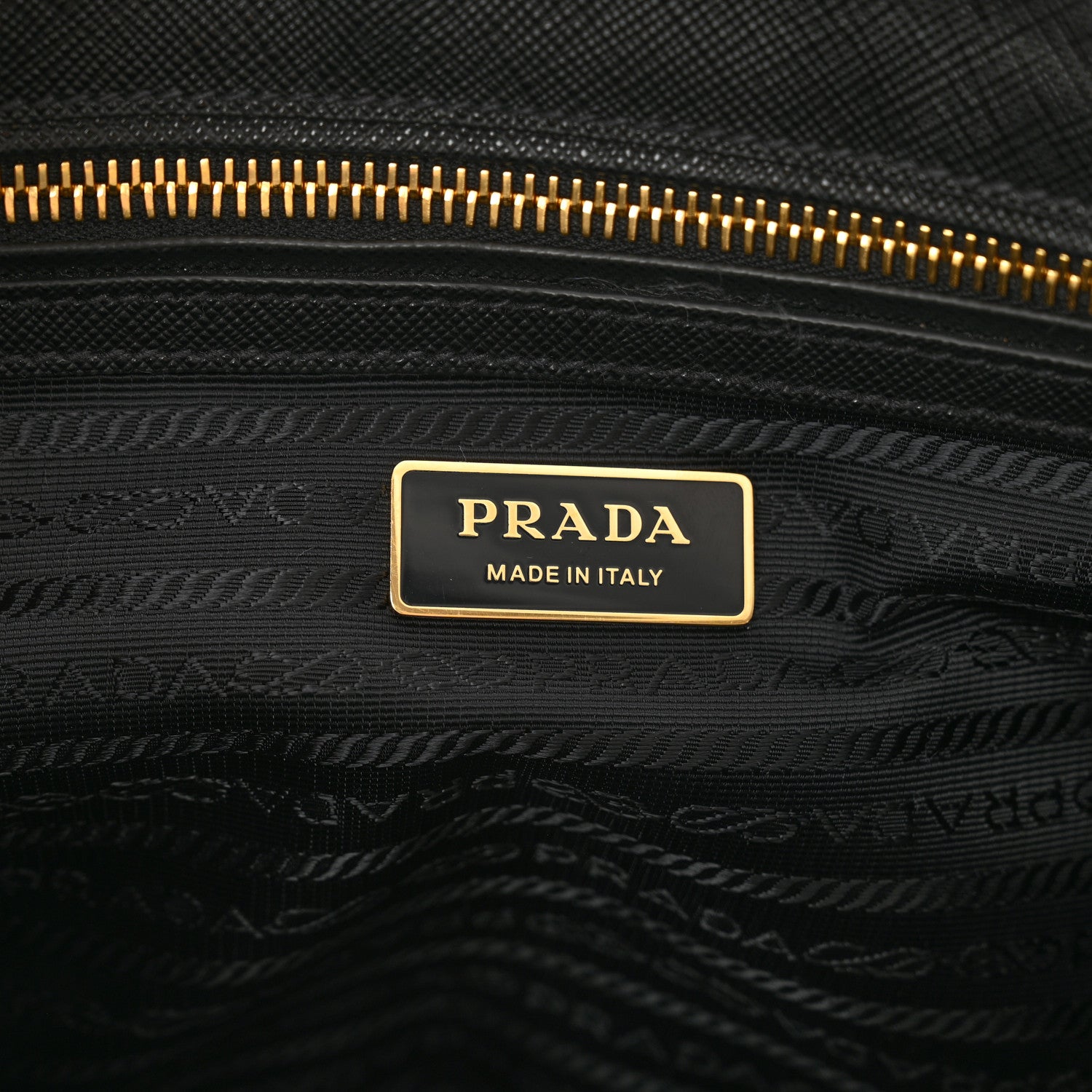 Prada Saffiano Small Galleria Double Zip Tote Black 7 of 9