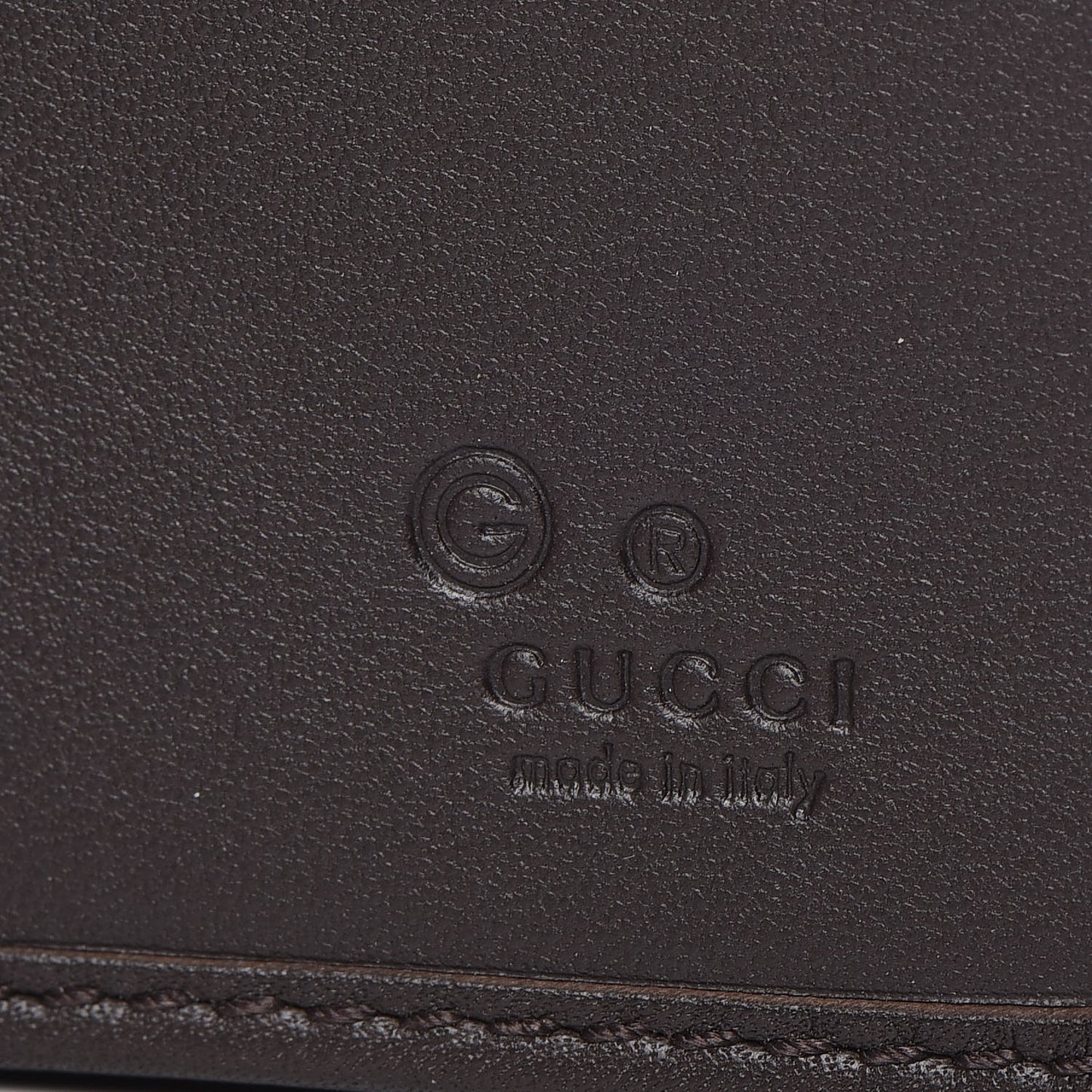 Microguccissima Bi-Fold Organizer Wallet Testa di Moro