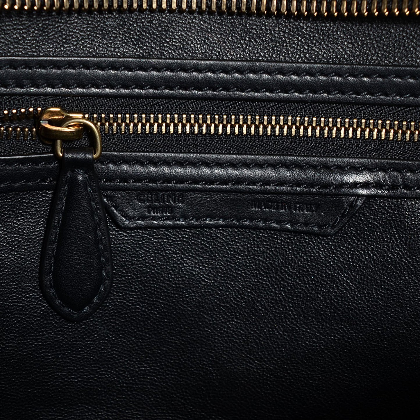 Smooth Calfskin Mini Luggage Black
