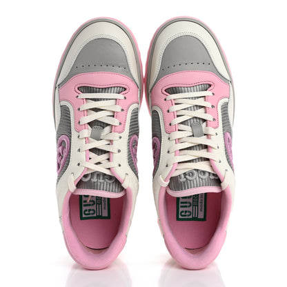 Gucci Dali Soft Calfskin Womens Mac80 Sneakers 38 Off White Grey Sky Light Rose 2 of 9