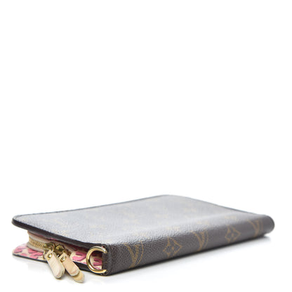 Louis Vuitton Monogram Leopard Insolite Wallet Blanc Corail 4 of 11
