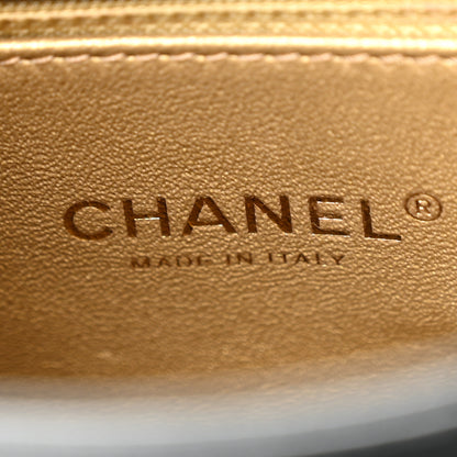 Chanel Lambskin Quilted Side Flap Black 6 of 9