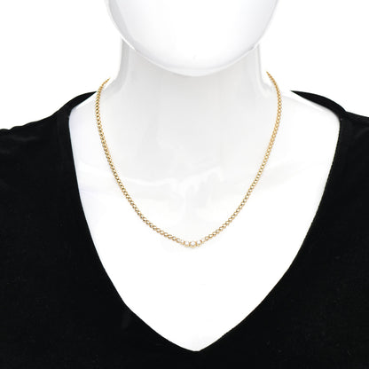 Jennifer Meyer 18K Yellow Gold Diamond Mini Bezel Tennis Necklace 2 of 4