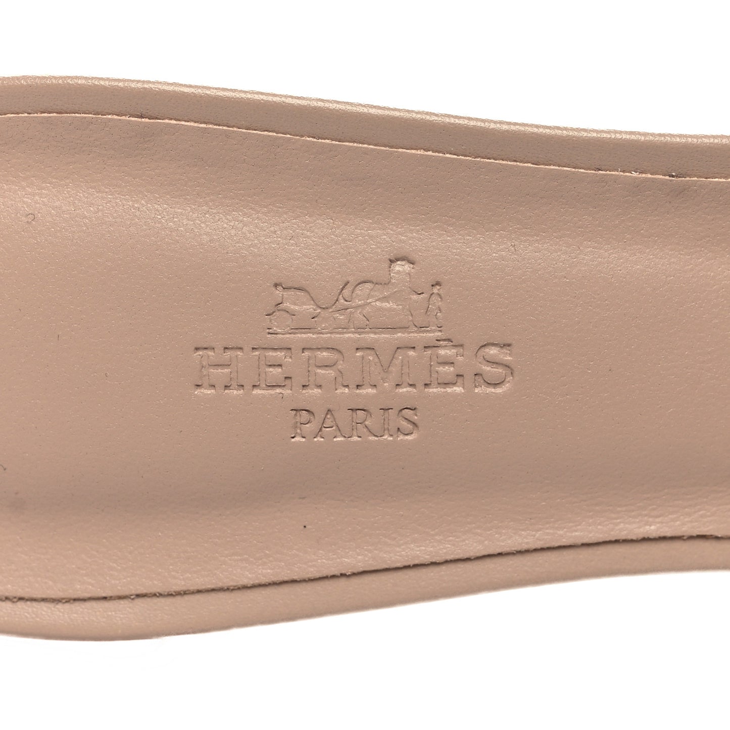 Calfskin Oasis Sandals 37 Beige Nude