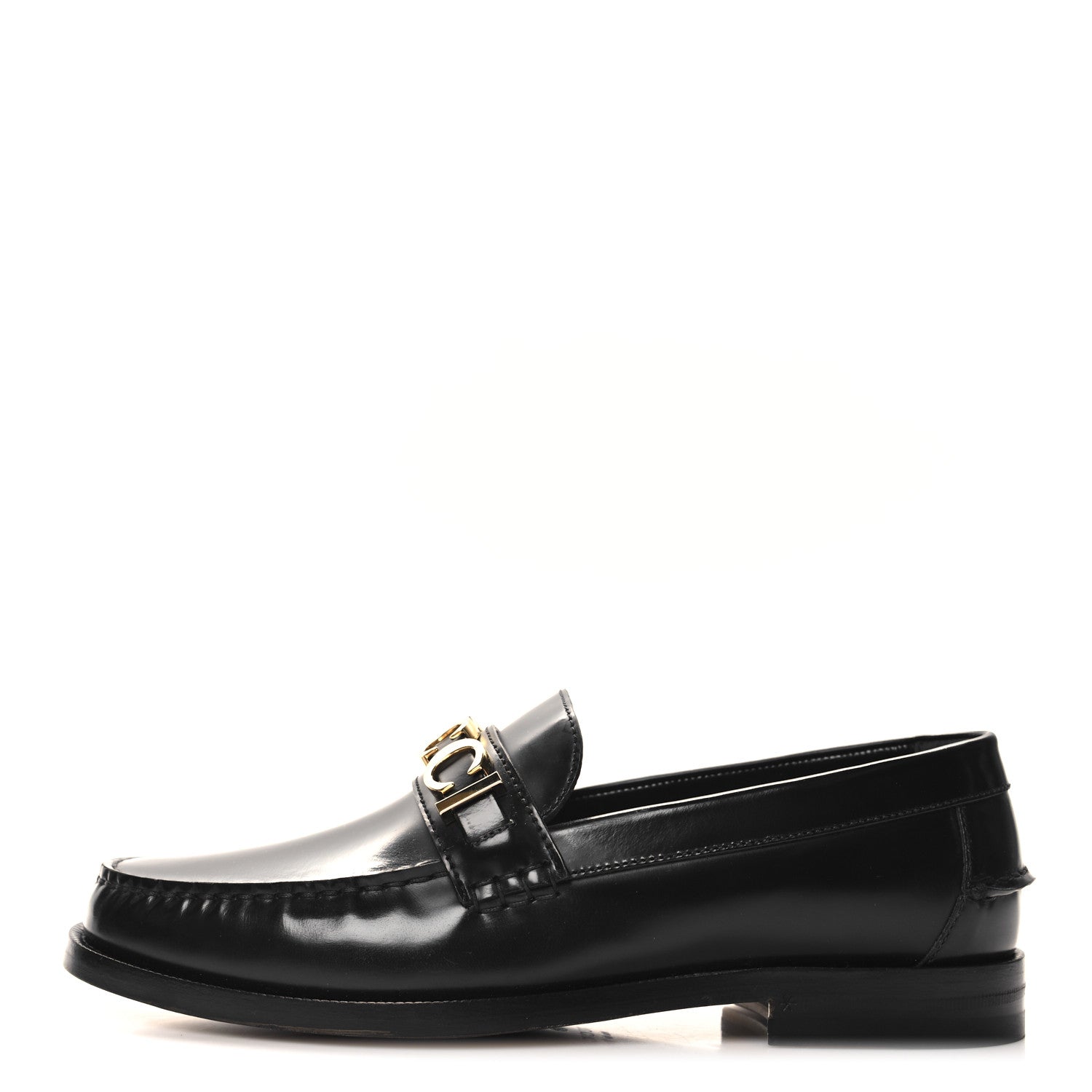 Gucci Millennial Ribot Mens Cara Loafers 8 Black 1 of 9