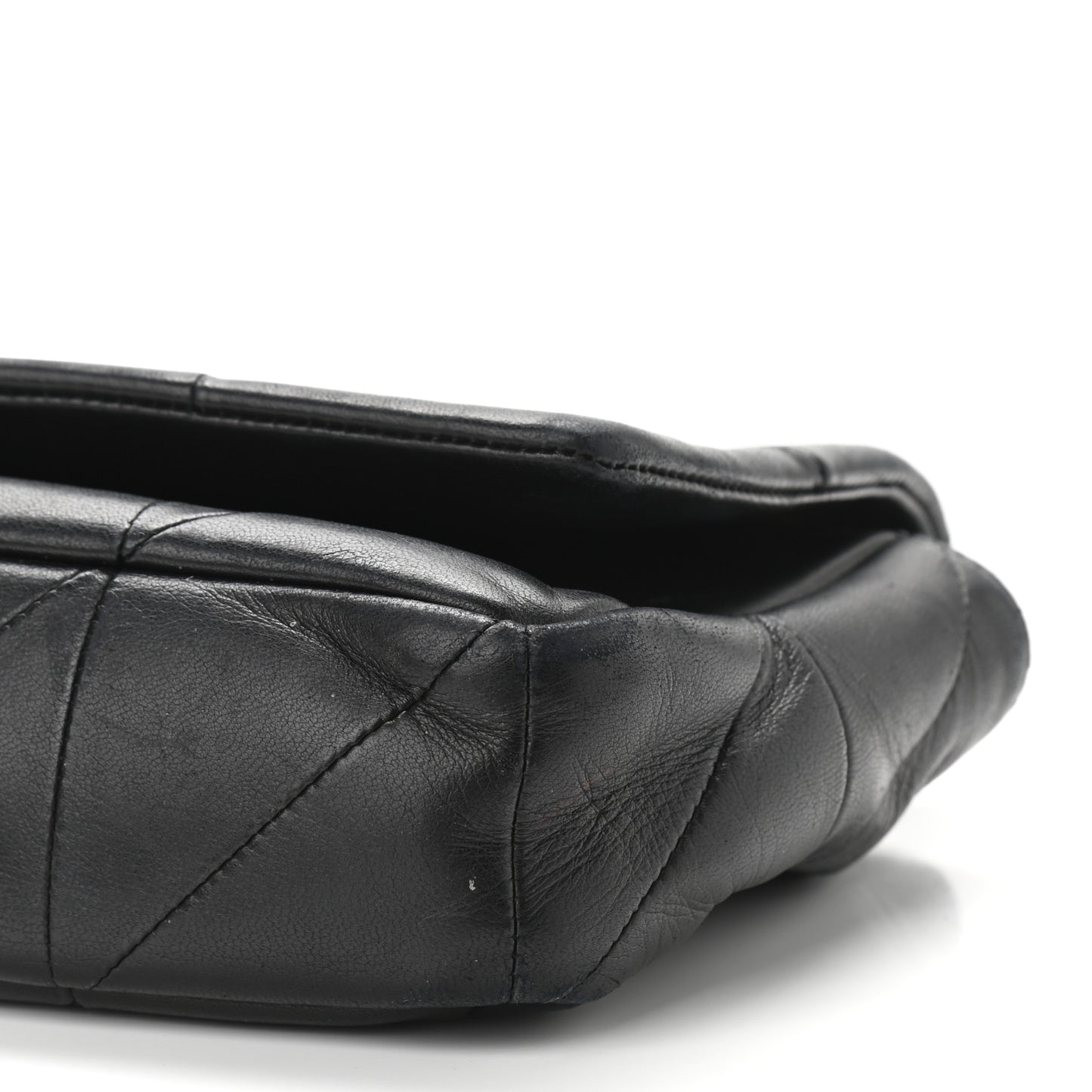 Lambskin Patchwork Monogram Medium Jamie Black