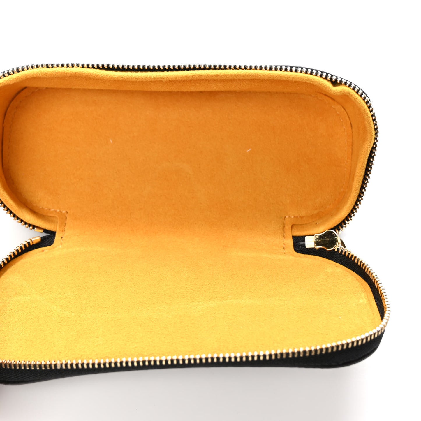 Monogram Emilie Zippered Sunglasses Case Black