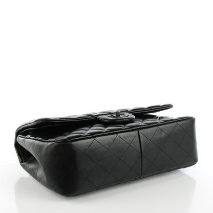 Chanel Lambskin Quilted Jumbo Double Flap So Black 7 of 12