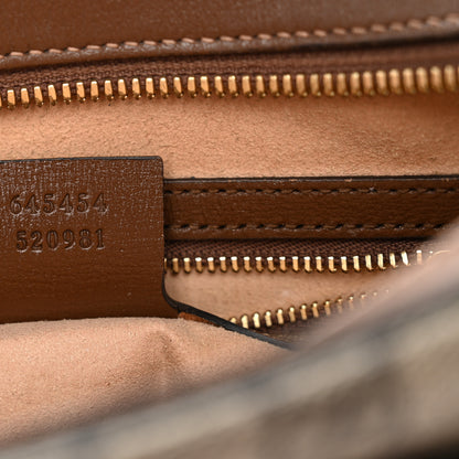 Gucci GG Supreme Monogram Small Horsebit 1955 Shoulder Bag Beige Brown Sugar 7 of 11