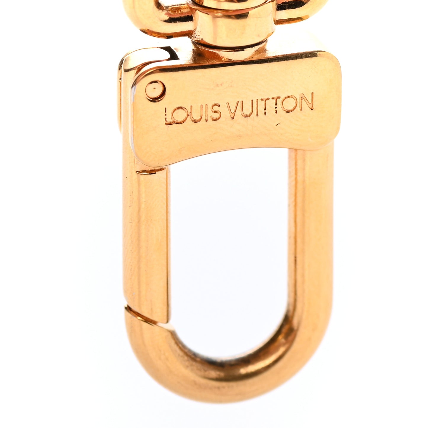 LV Facettes Bag Charm Key Holder Gold