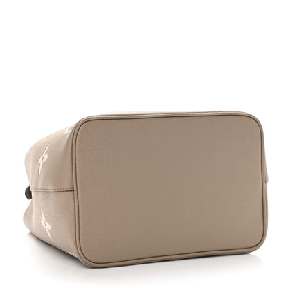 Louis Vuitton Empreinte Monogram Giant Neonoe MM Tourterelle Creme 4 of 12
