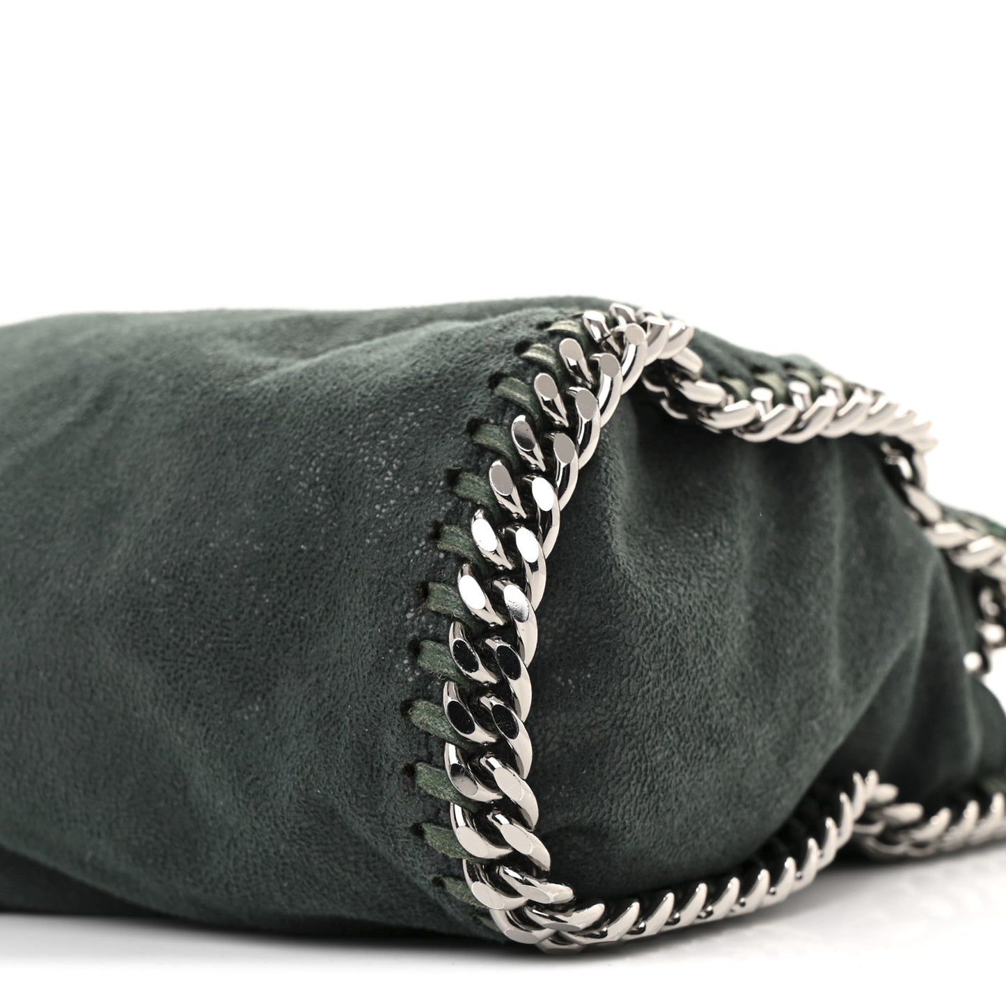 Shaggy Deer Mini Falabella Fold Over Tote Pine