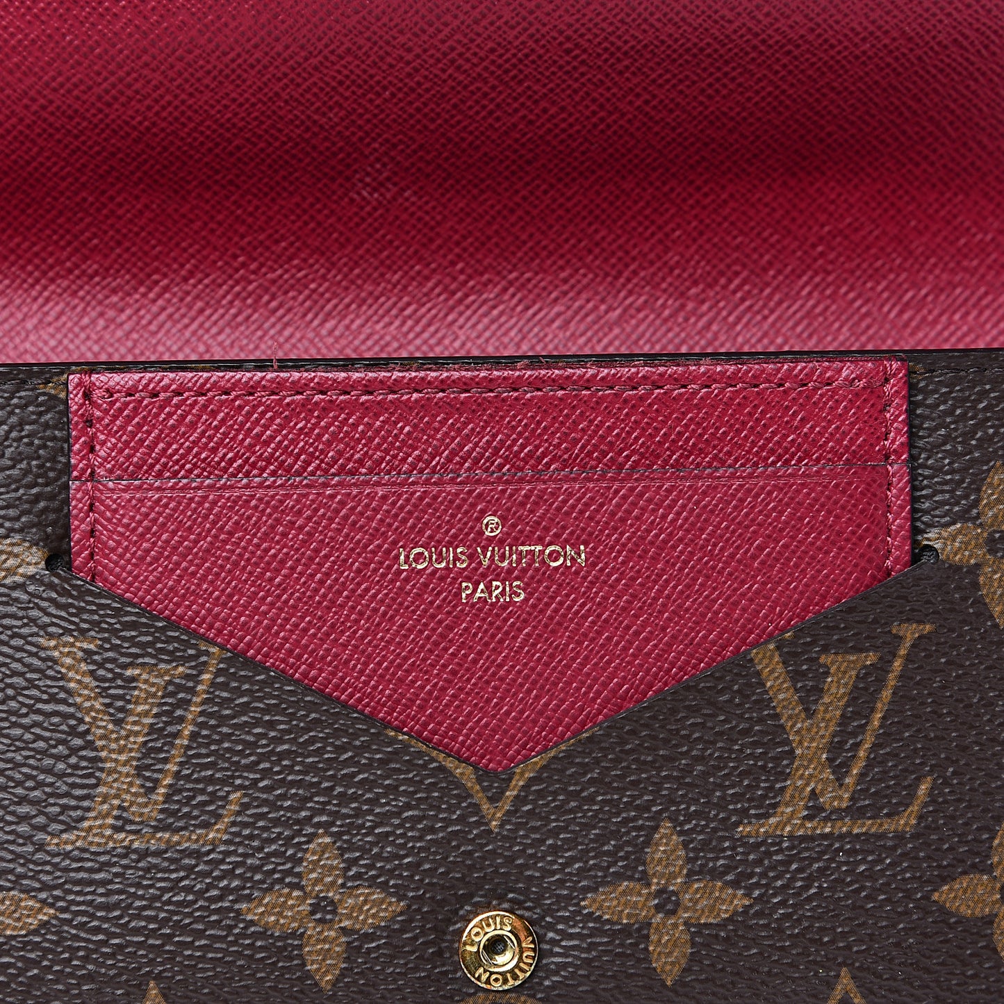 Monogram Jeanne Wallet Fuchsia