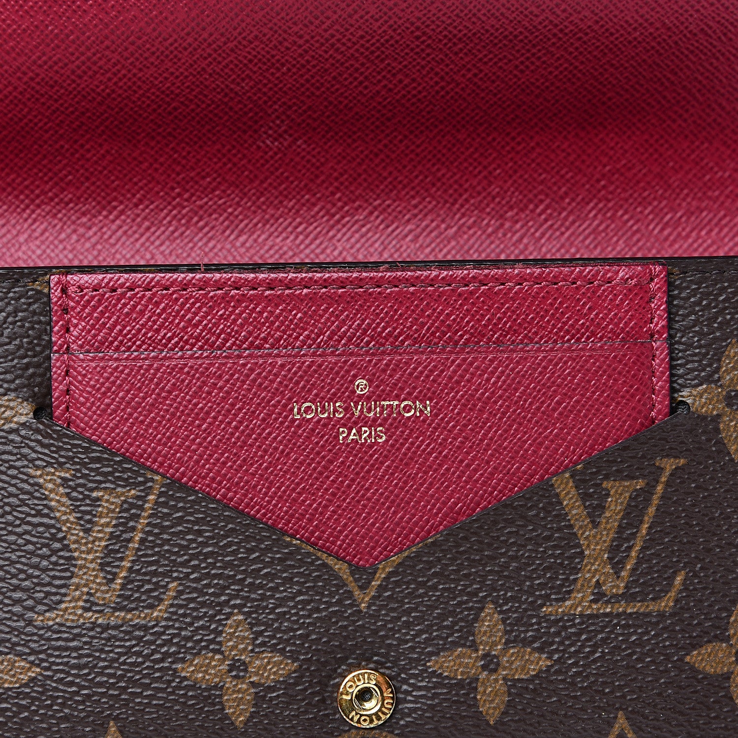 Louis Vuitton Monogram Jeanne Wallet Fuchsia 7 of 13