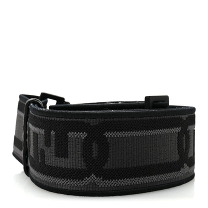 Fendi Jacquard Cuoio Romano Selleria O'Lock Strap You Black 2 of 3