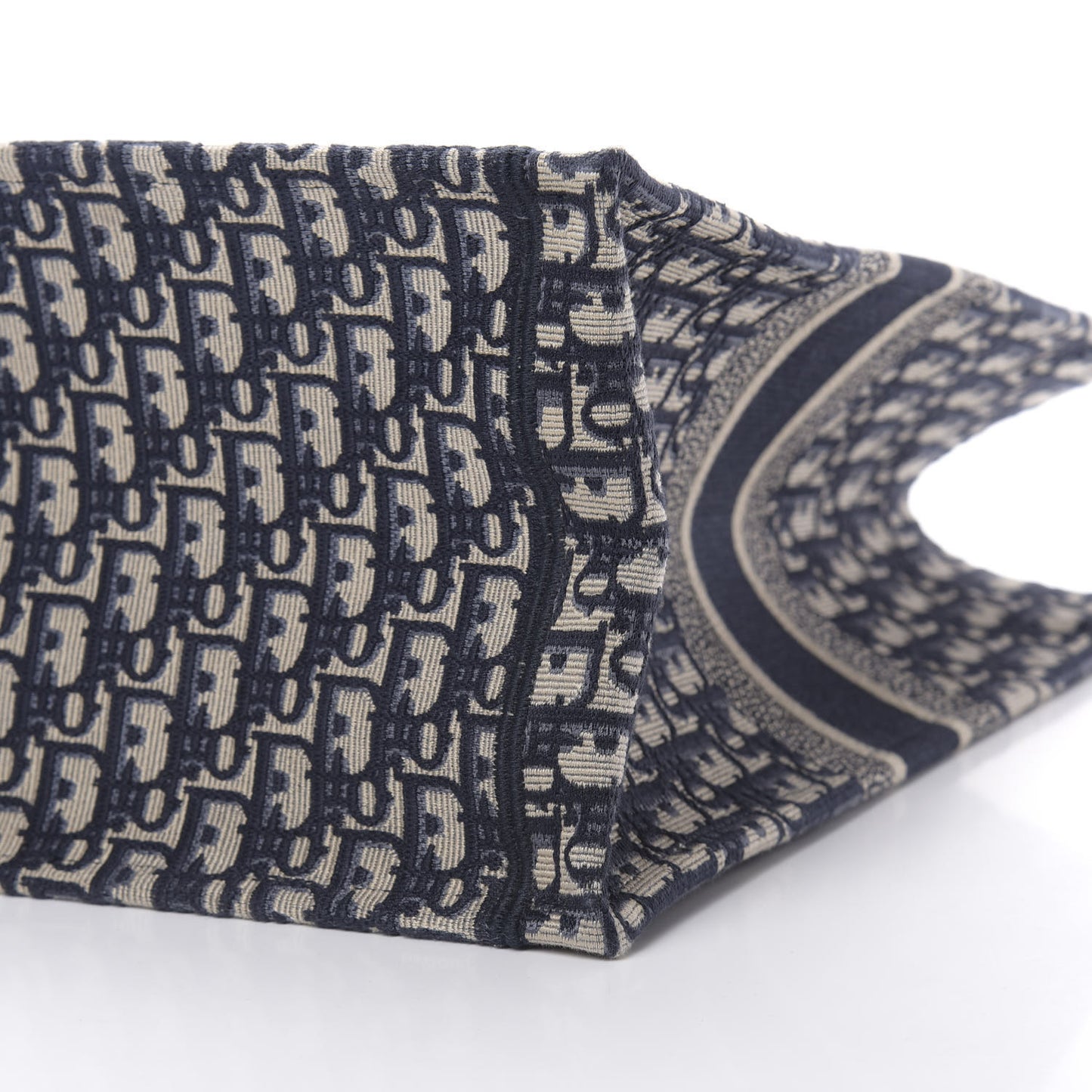 Oblique Book Tote Blue Multicolor
