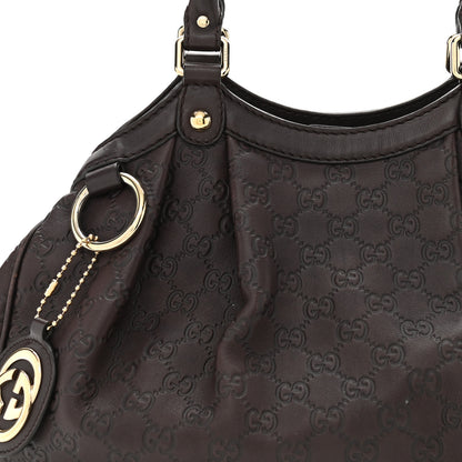 Gucci Guccissima Medium Sukey Tote Chocolate 8 of 10
