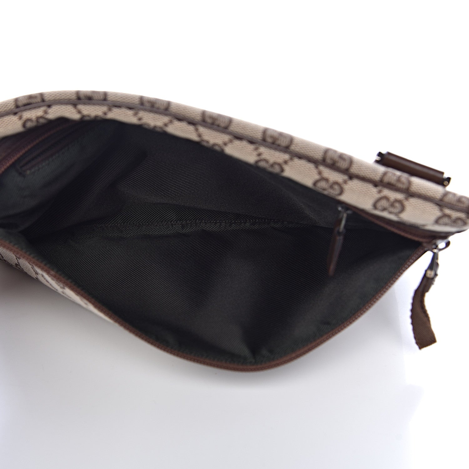 Gucci Monogram Flat Messenger Bag Dark Brown 5 of 12
