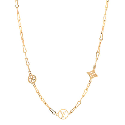 Louis Vuitton Metal Forever Young Short Necklace Gold 1 of 5