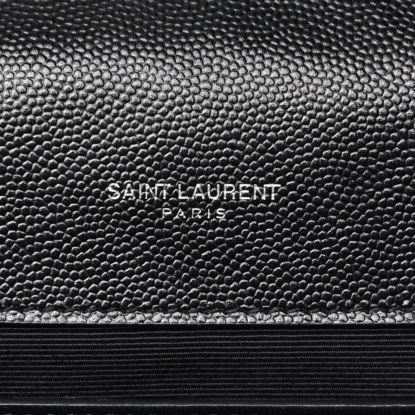 Grain De Poudre Textured Mixed Matelasse Triquilt Medium Monogram Satchel Black