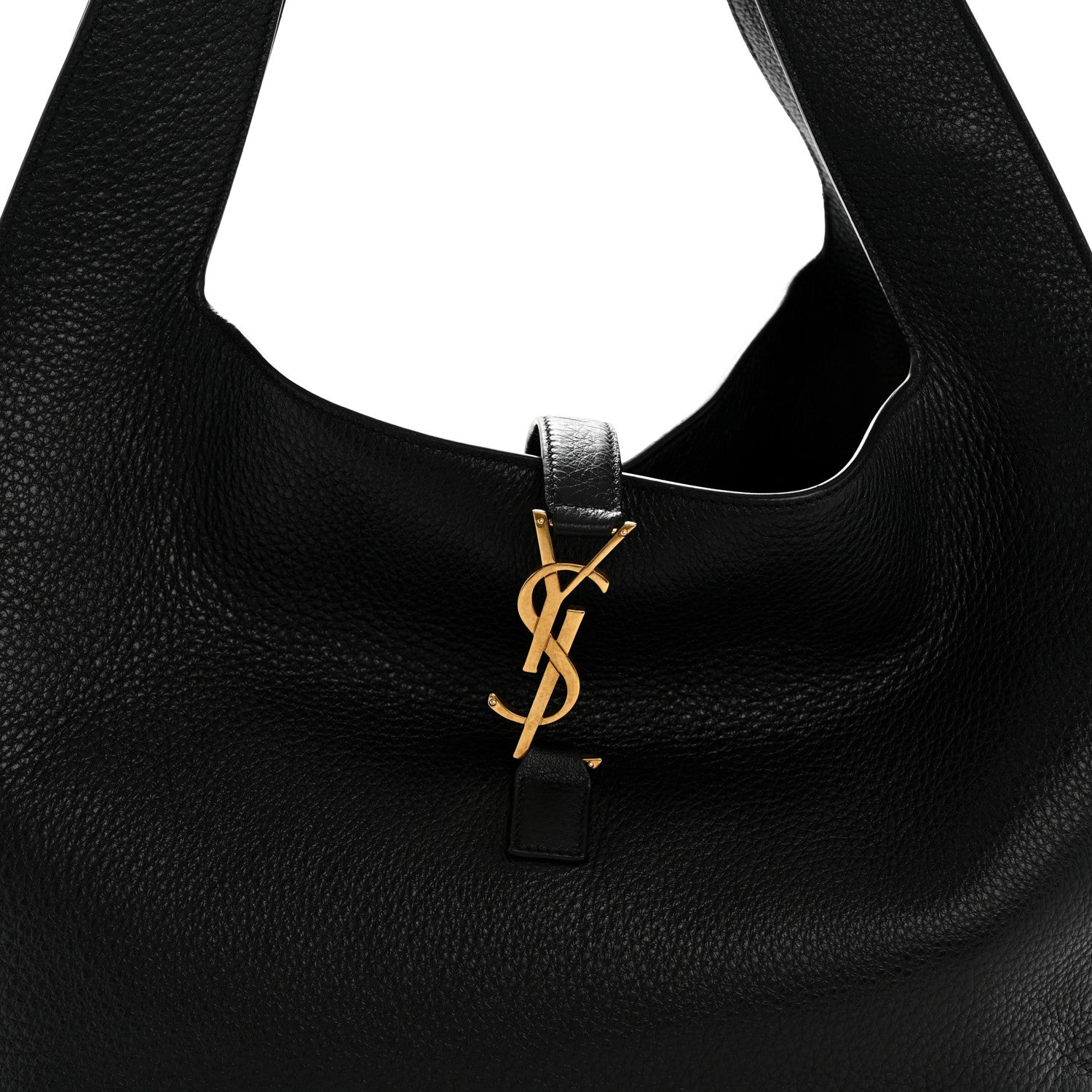 Saint Laurent Grained Deerskin Bea Tote Black 8 of 15