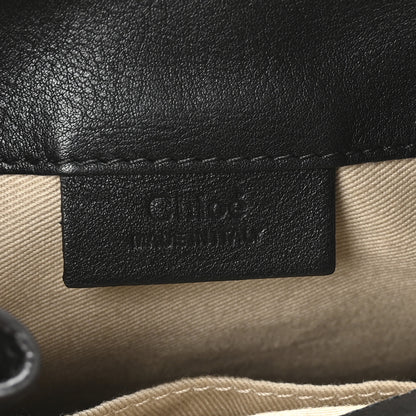 Chloe Suede Calfskin Mini Faye Backpack Black 6 of 10