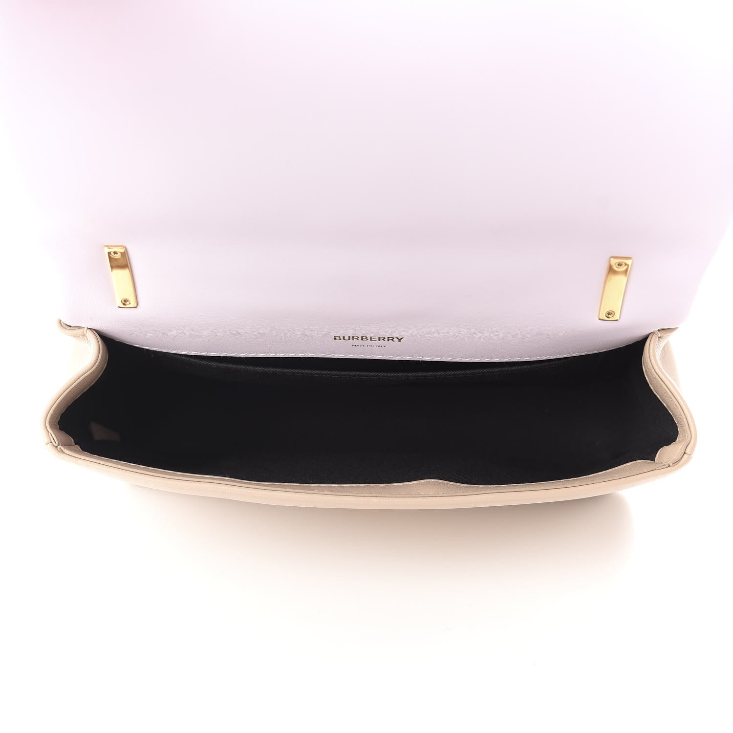 Burberry Lambskin Quilted Small Lola Bag Pale Thistle Soft Fawn 5 of 10