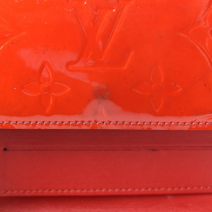 Louis Vuitton Vernis Elise Wallet Rouge Grenadine 8 of 13