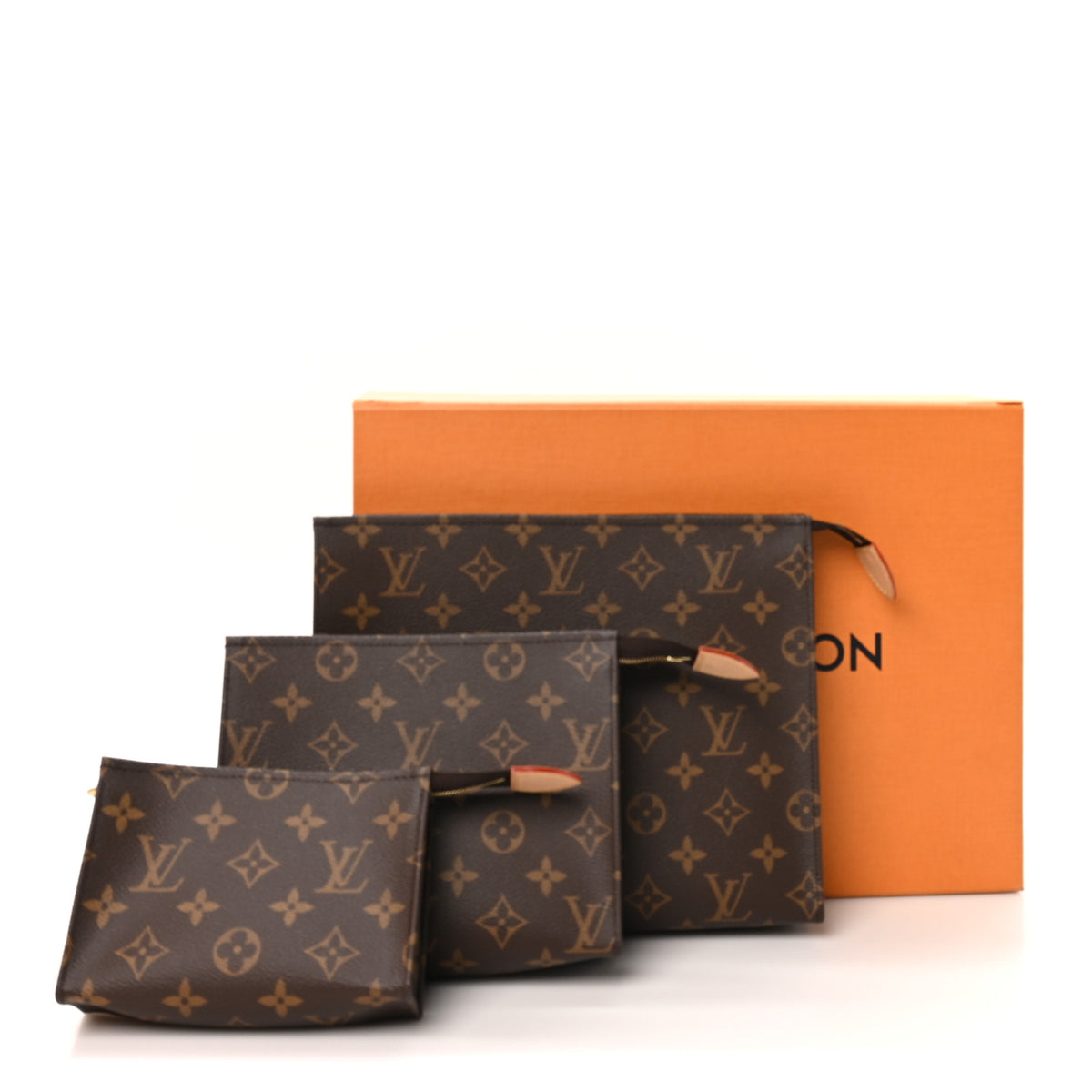 Louis Vuitton Monogram Trio Toilet Pouch Set 9 of 9
