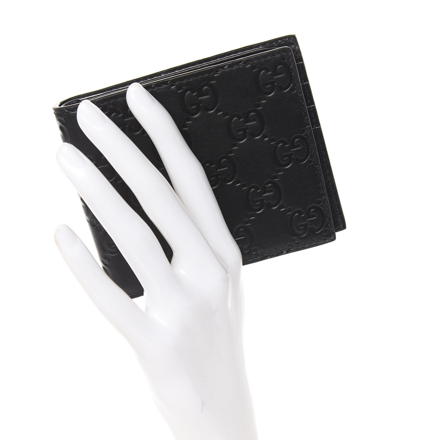 Guccissima Bi-Fold Wallet Black