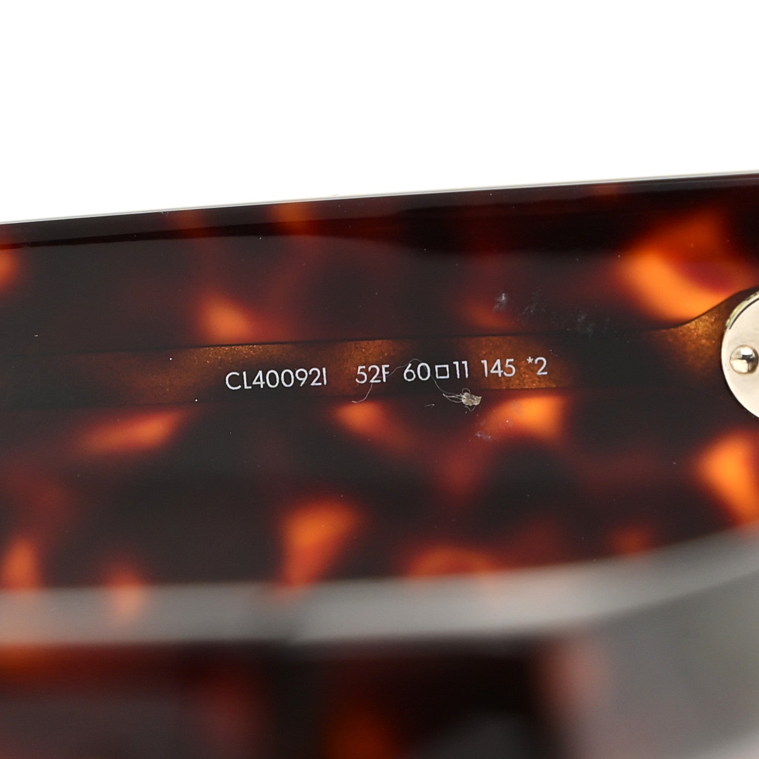 Celine Acetate Rectangular Sunglasses CL400921 Dark Havana 6 of 8