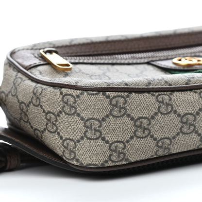 Gucci Soft GG Supreme Monogram Medium Ophidia Belt Bag Dark Brown 8 of 10