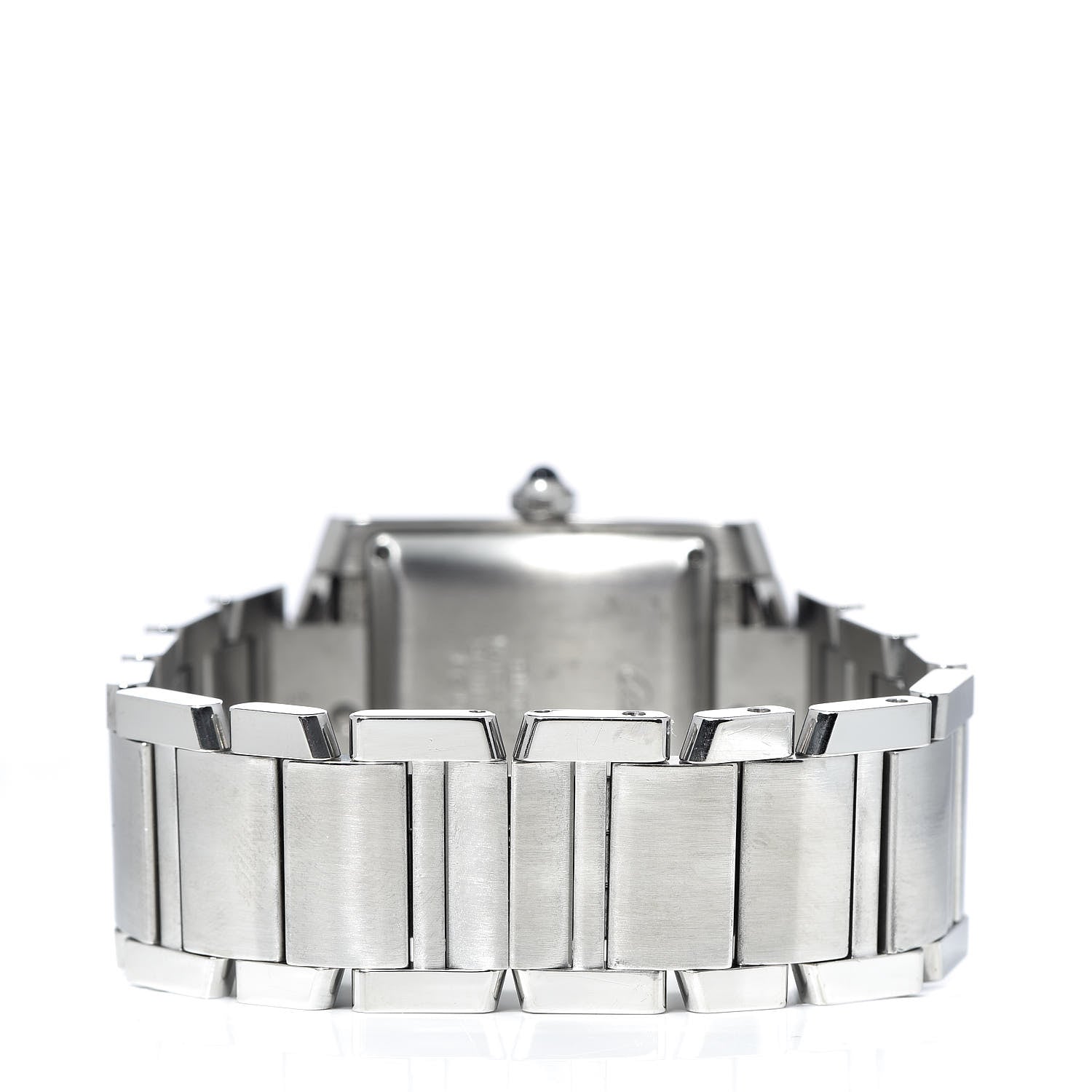 Cartier Stainless Steel 28mm Tank Francaise Automatic Watch 4 of 9