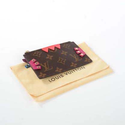 Louis Vuitton Monogram Totem Key Pouch Flamingo 4 of 7