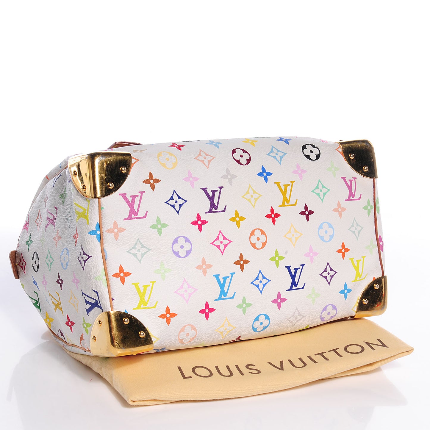 Monogram Multicolor Speedy 30 White
