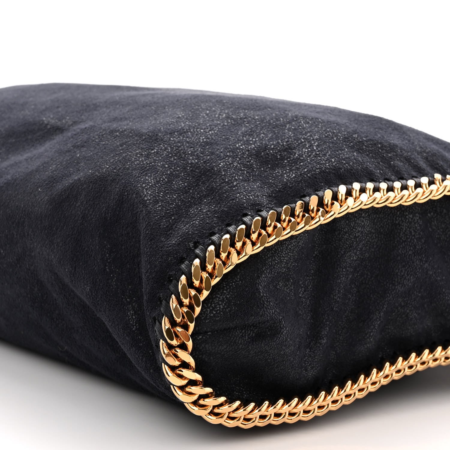 Stella McCartney Shaggy Deer Falabella Fold Over Tote Navy 9 of 9