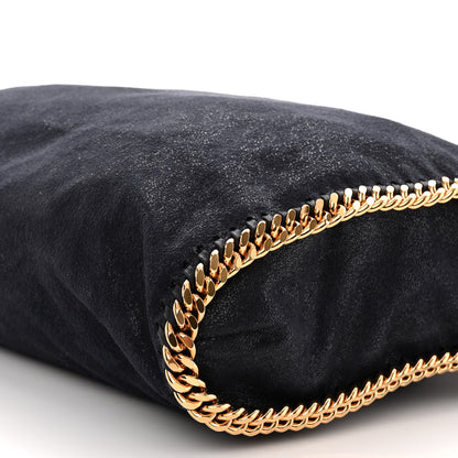 Stella McCartney Shaggy Deer Falabella Fold Over Tote Navy 9 of 9