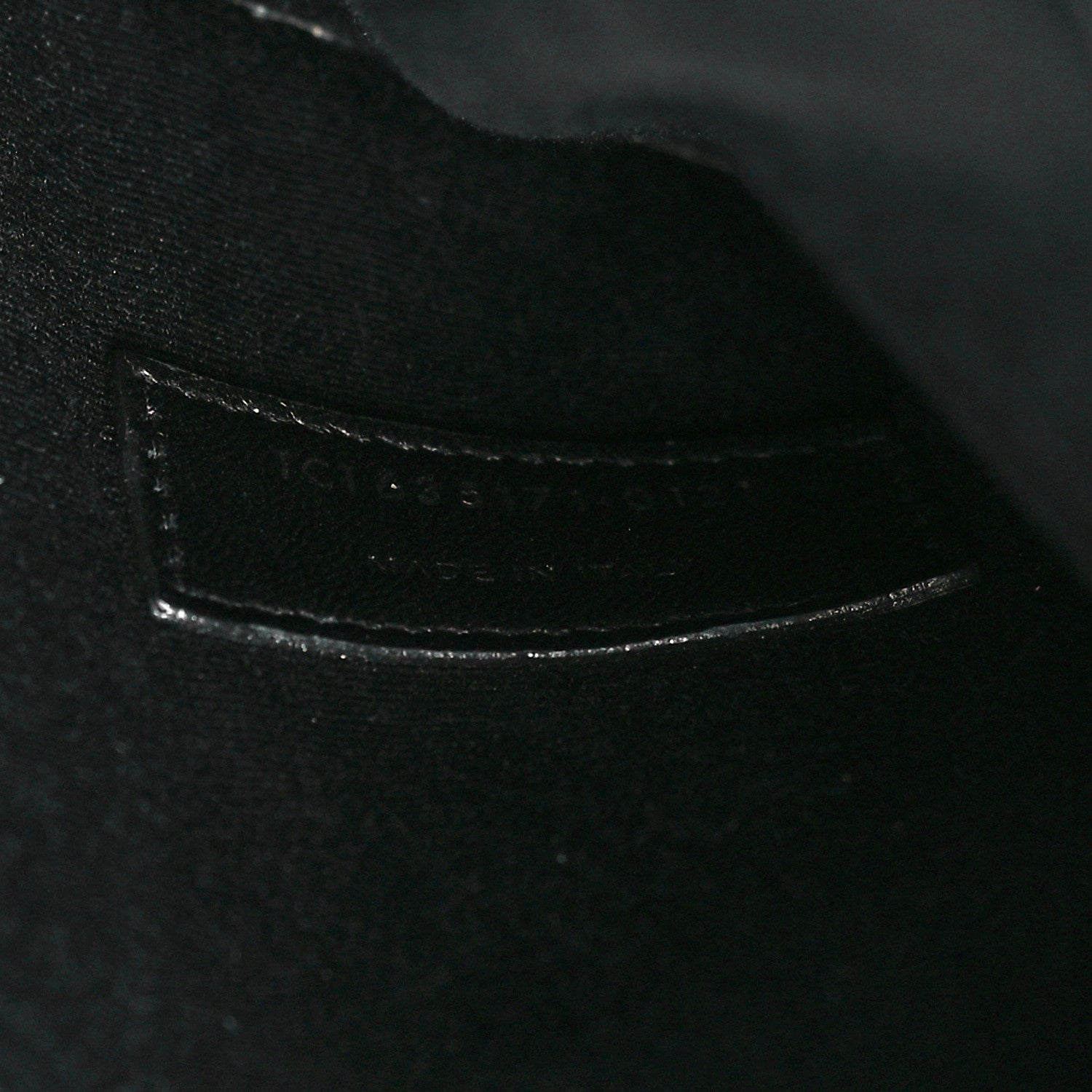 Saint Laurent Smooth Shiny Calfskin Monogram Uptown Baby Pouch Black 7 of 9