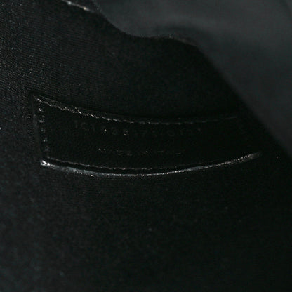 Saint Laurent Smooth Shiny Calfskin Monogram Uptown Baby Pouch Black 7 of 9