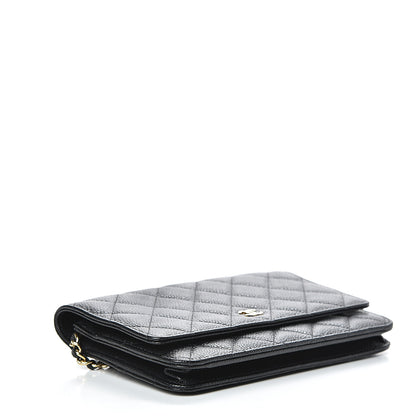 Chanel Caviar Quilted Wallet On Chain WOC Black 3 of 13