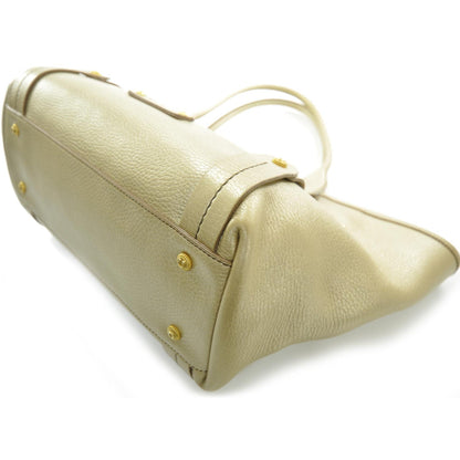 FASHIONPHILE SALVATOREFERRAGAMOLeatherShopperToteGold 6 of 11