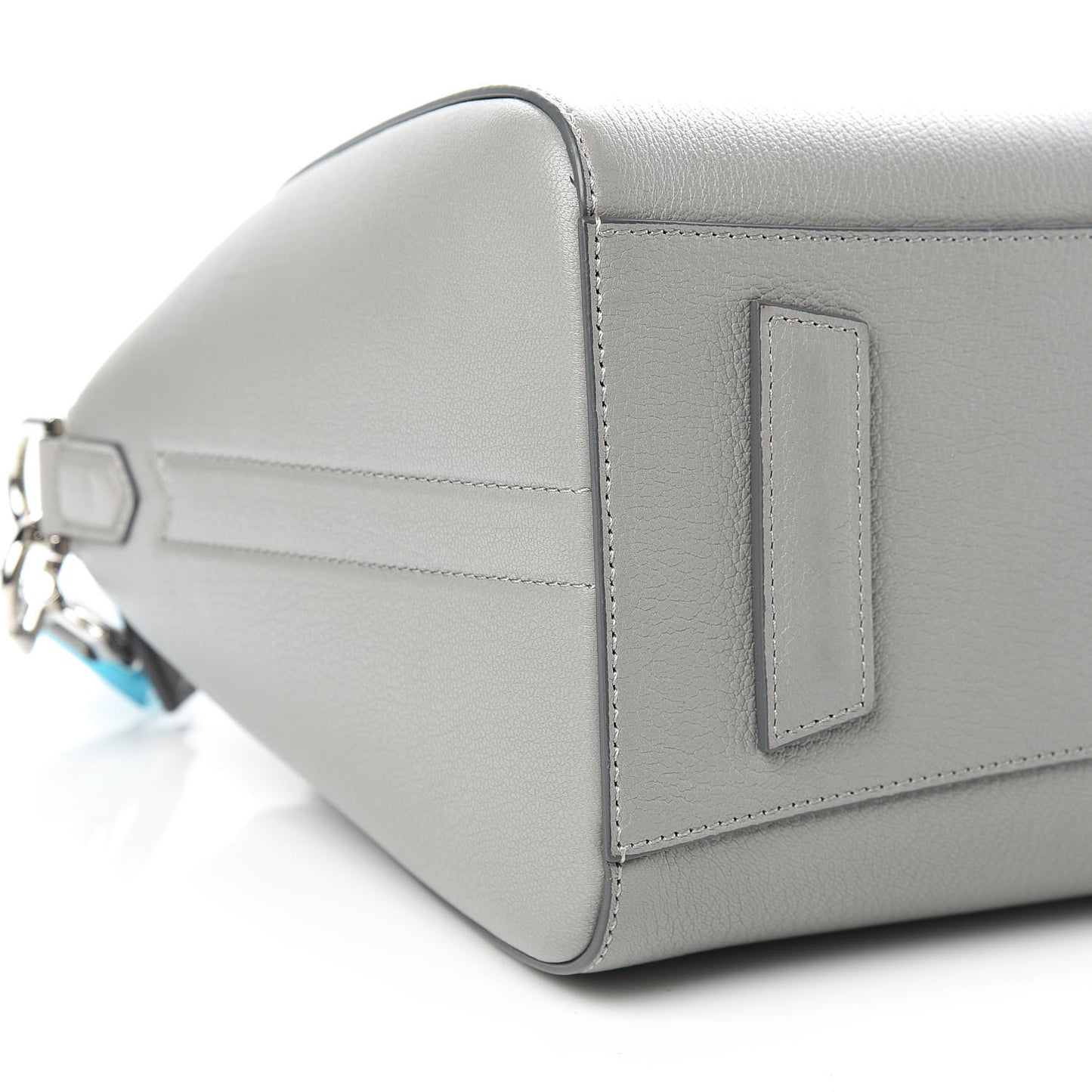 Sugar Goatskin Small Antigona Pearl Grey