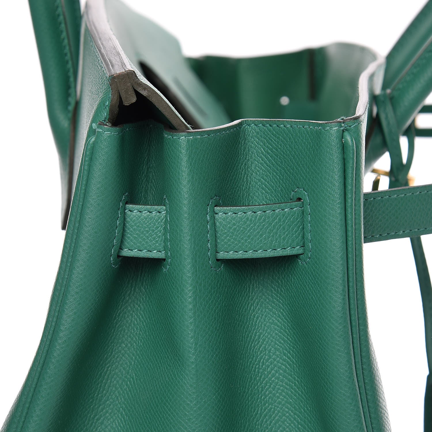 Hermes Epsom Birkin 35 Vert Vertigo 13 of 38