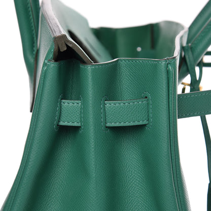 Hermes Epsom Birkin 35 Vert Vertigo 13 of 38