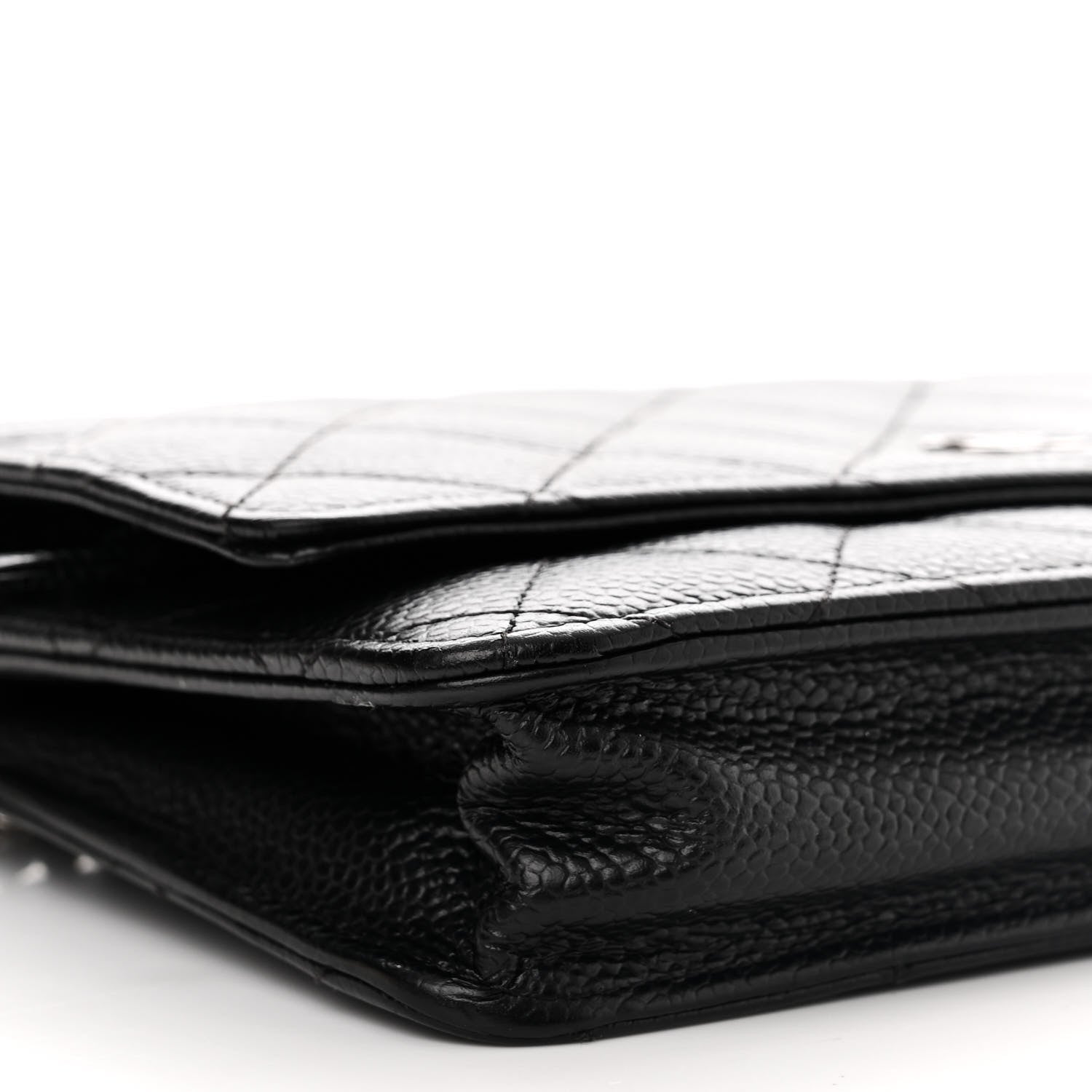Chanel Caviar Quilted Wallet on Chain WOC Black 10 of 12
