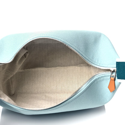 Hermes Canvas Small Bride-A-Brac Pouch Eucalyptus 5 of 9